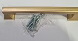 Metal 128mm Kitchen Cupboard Door Drawer Cabinet Square Bar Style in Handle Gold