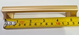 Metal 128mm Kitchen Cupboard Door Drawer Cabinet Square Bar Style in Handle Gold