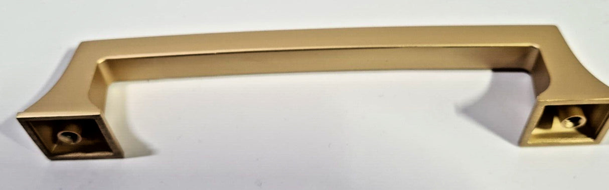 Metal 128mm Kitchen Cupboard Door Drawer Cabinet Square Bar Style in Handle Gold